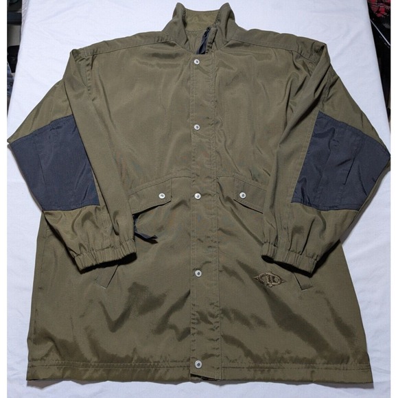 VTG KILLER LOOP OVERPLUS COMFORT Men Large Green Nylon Full Zip Snap Jacket - Picture 16 of 16